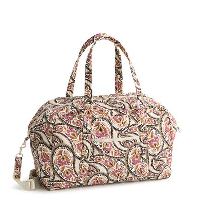 Vera Bradley Miramar Weekender in Premium Cotton - Blooming Paisley - Juli's Wearable Art