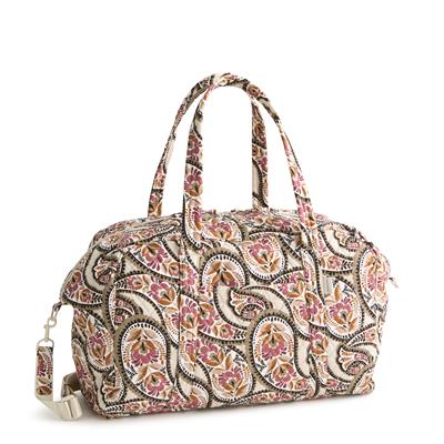 Vera Bradley Miramar Weekender in Premium Cotton - Blooming Paisley - Juli's Wearable Art