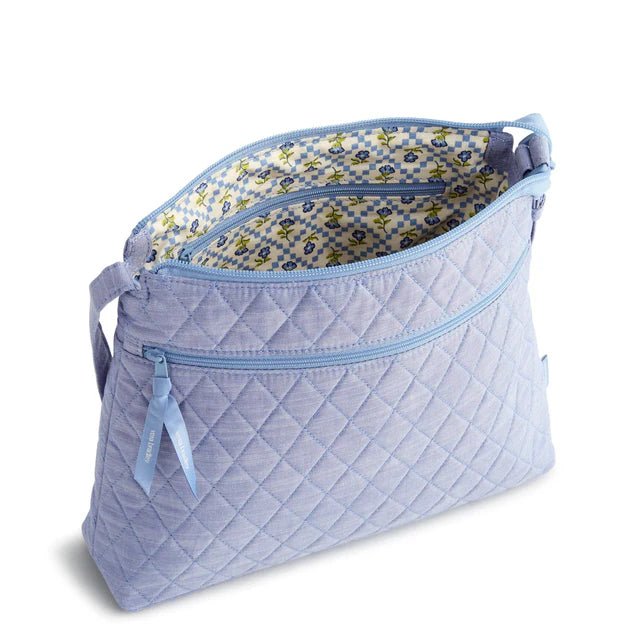 Vera Bradley Original Zip Hipster | Cotton Gabardine | Blue Chambray - Juli's Wearable Art