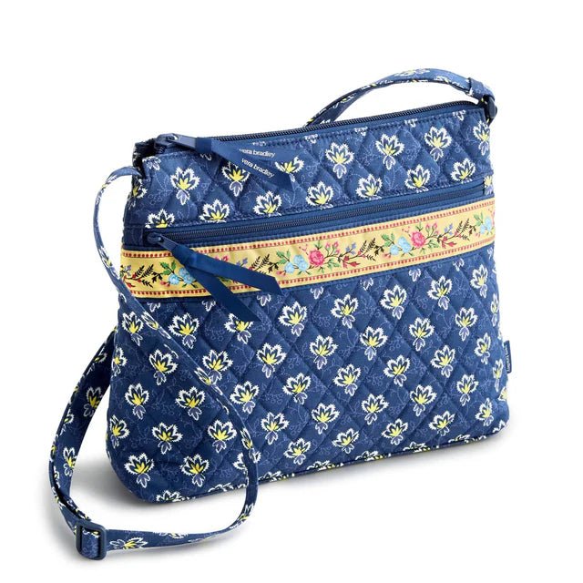 Vera Bradley Original Zip Hipster | Premium Cotton | Maison Blue - Juli's Wearable Art