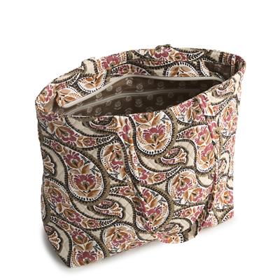 Vera Bradley Original Zip Tote in Premium Cotton - Blooming Paisley - Juli's Wearable Art