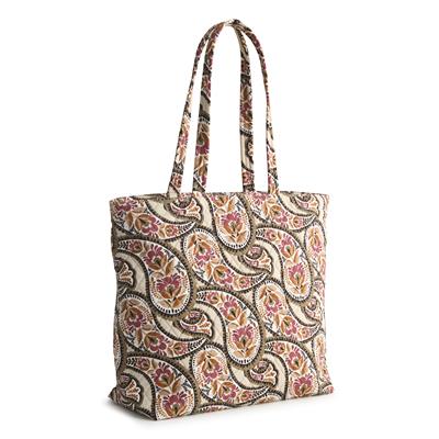 Vera Bradley Original Zip Tote in Premium Cotton - Blooming Paisley - Juli's Wearable Art
