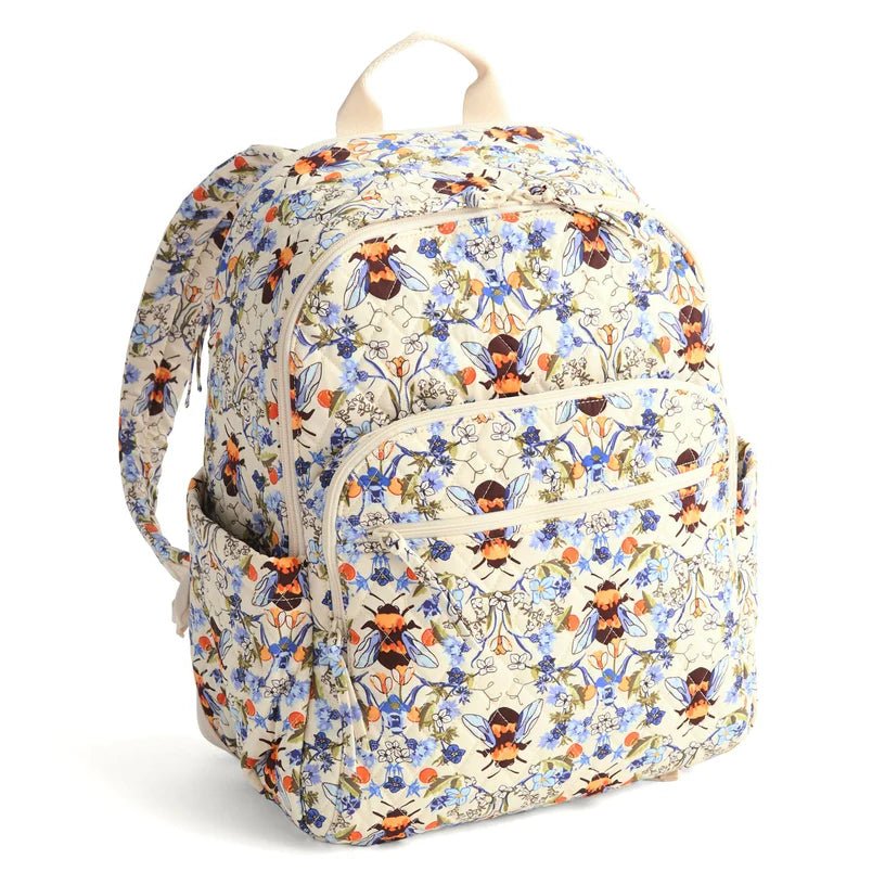 Vera Bradley Premium Cotton Bancroft Backpack - Bee Garden - Juli's Wearable Art