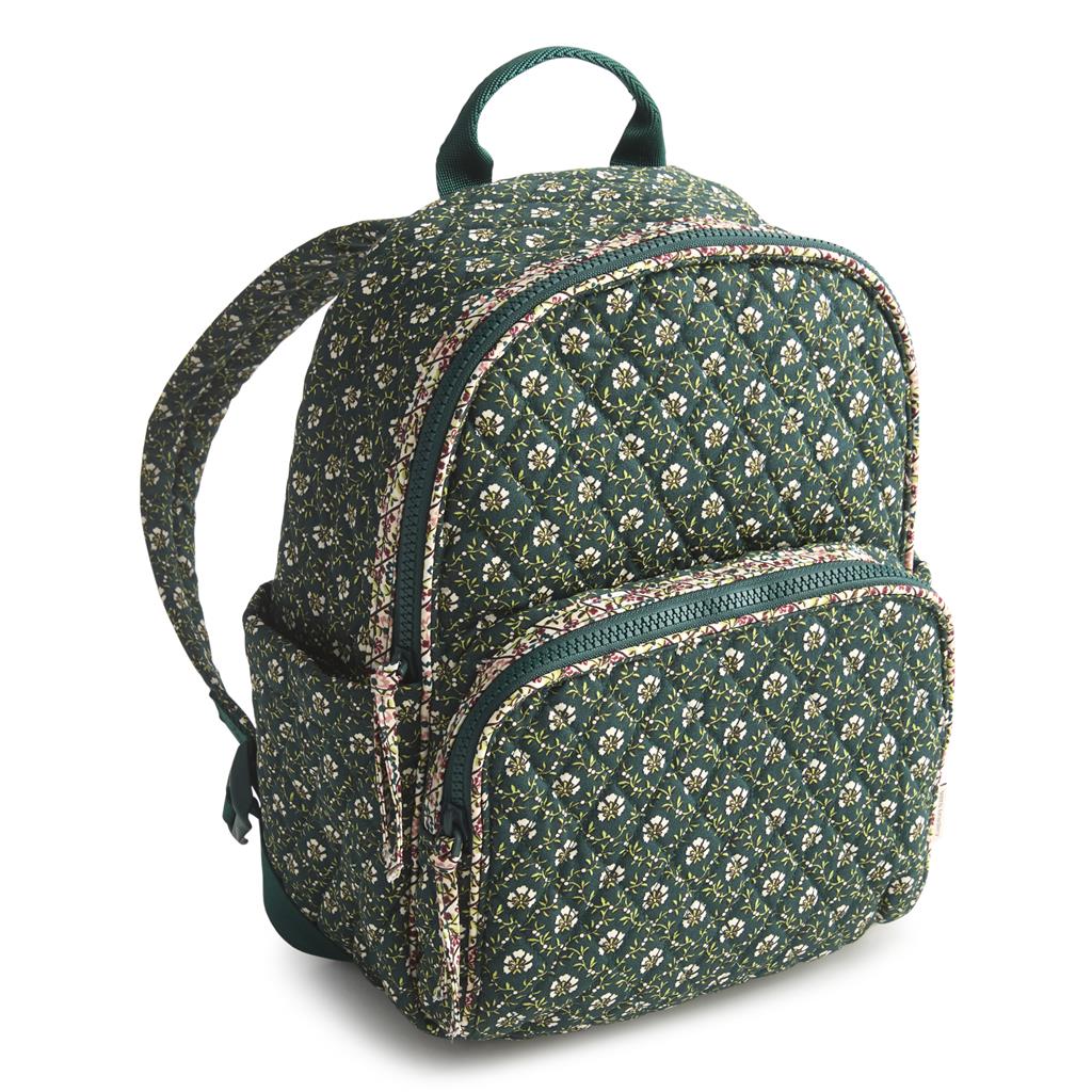 Vera Bradley Small Banbury Backpack in Premium Cotton - Mistletoe Lattice - Juli's Wearable Art