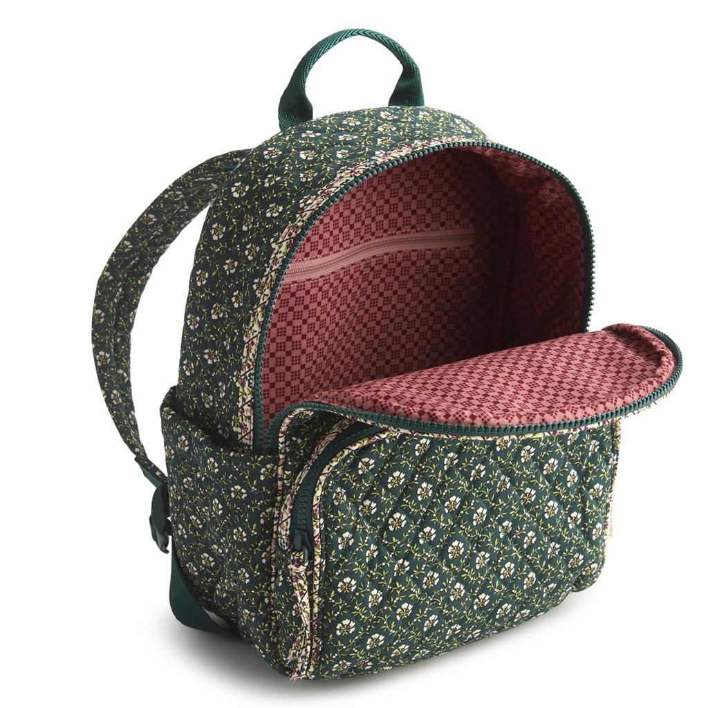 Vera Bradley Small Banbury Backpack in Premium Cotton - Mistletoe Lattice - Juli's Wearable Art