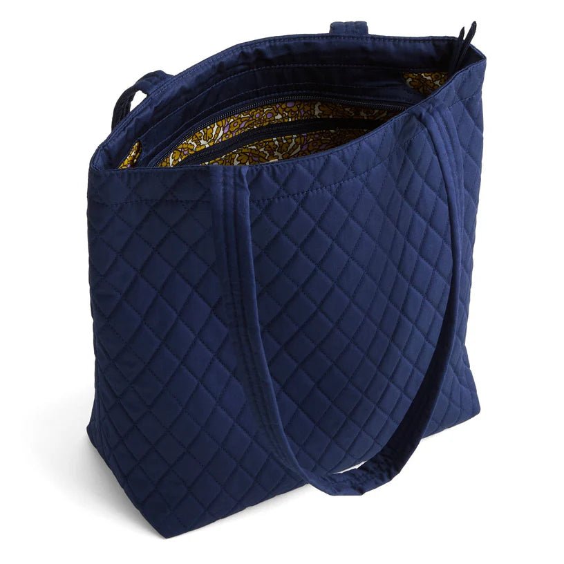 Vera Bradley Small Original Zip Tote Bag - Peacoat in Premium cotton - Juli's Wearable Art