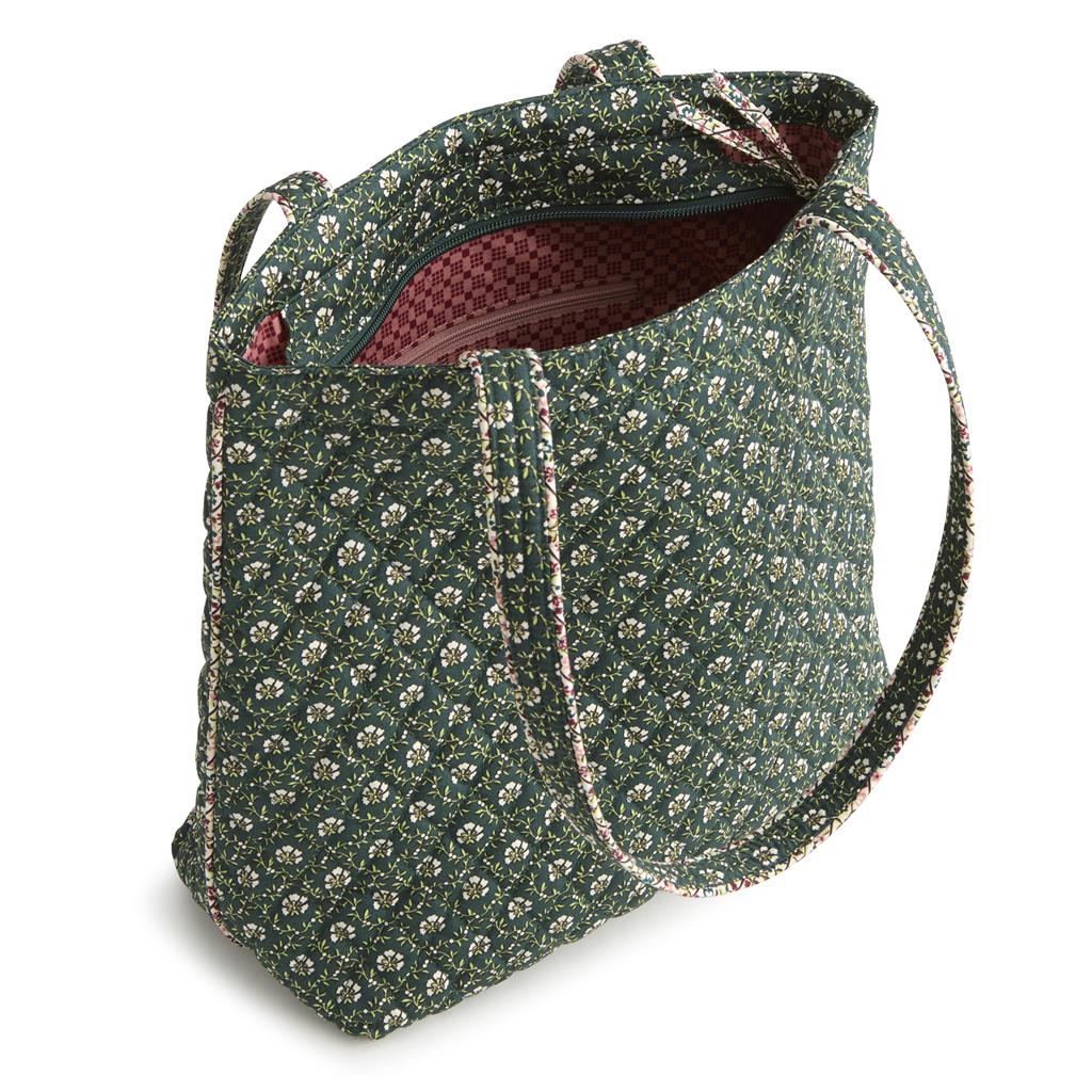 Vera Bradley Small Original Zip Tote in Premium Cotton - Mistletoe Lattice - Juli's Wearable Art