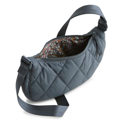 Vera Bradley Springbrook Sling Crossbody in Featherweight - Dark Slate - Juli's Wearable Art