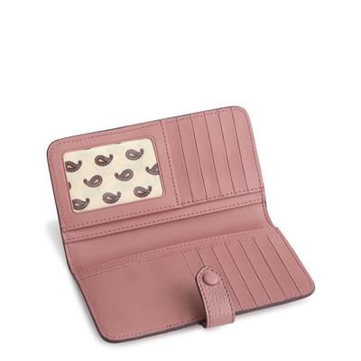 Vera Bradley Tab Wallet in Leather - Withered Rose - Juli's Wearable Art