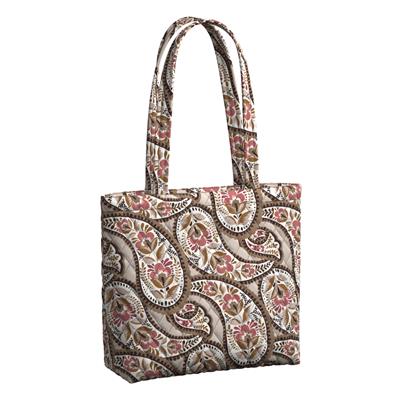 Vera Bradley Tote in Premium Cotton - Blooming Paisley - Juli's Wearable Art