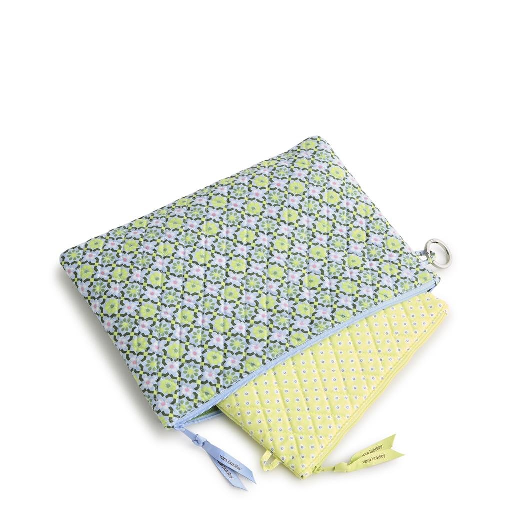 Vera Bradley Two Pouch Organizer Set | Premium Cotton | Slow Dance Ditsy - Juli's Wearable Art