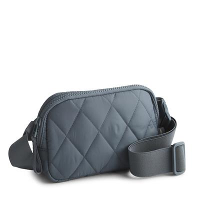 Vera Bradley Woodward Small Belt Bag in Featherweight - Dark Slate - Juli's Wearable Art