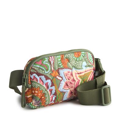 Vera Bradley Woodward Small Belt Bag in Featherweight - Leaf Me Not Paisley - Juli's Wearable Art