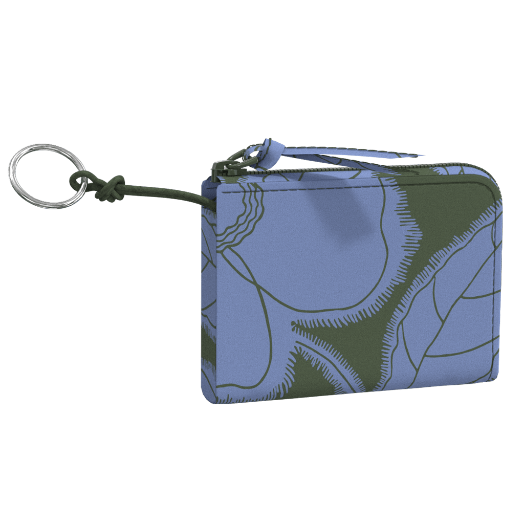 Vera Bradley Zip Card Pouch in Featherweight - Appliqué Floral - Juli's Wearable Art