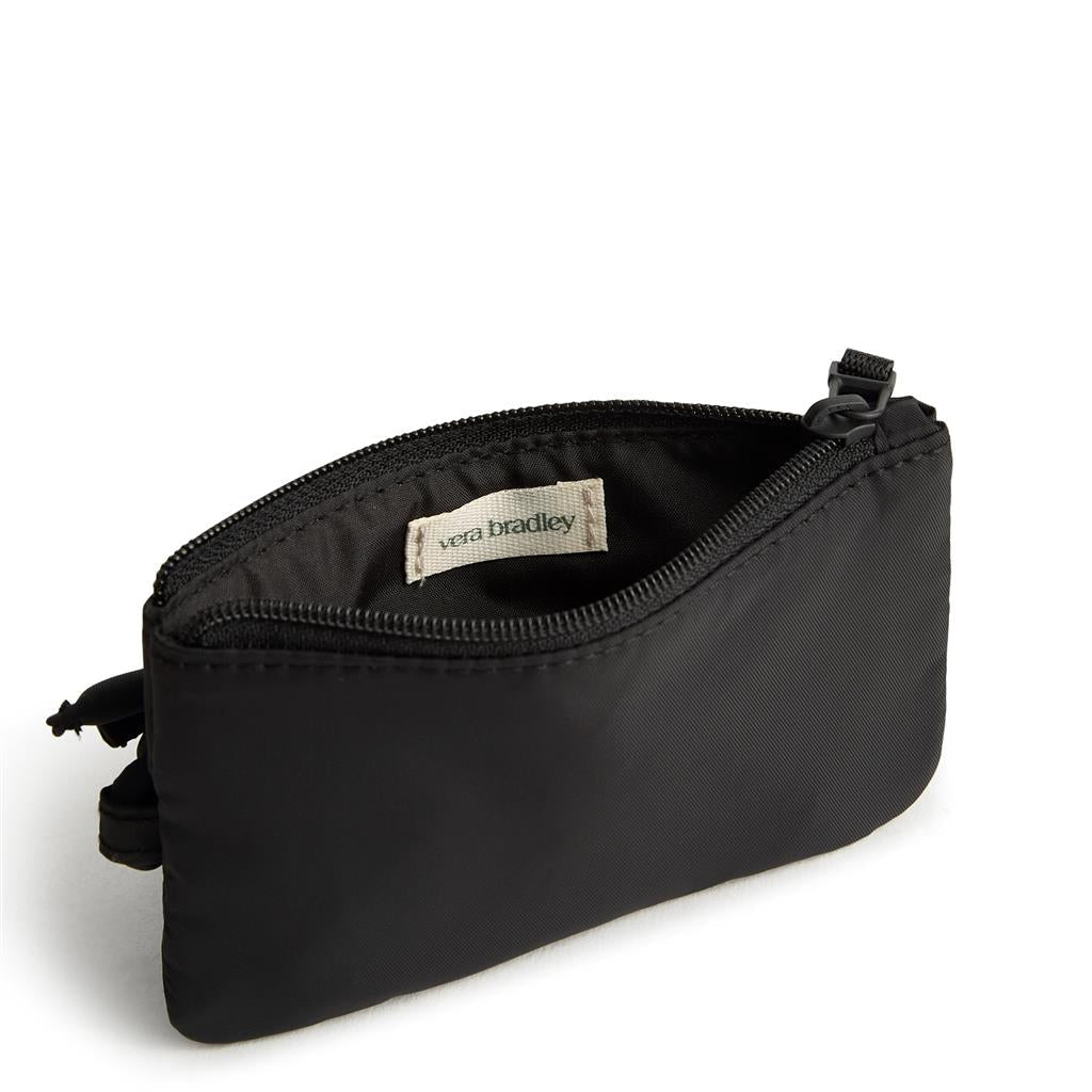 Vera Bradley Zip Card Pouch Lanyard in Light Nylon - Moonless Night - Juli's Wearable Art