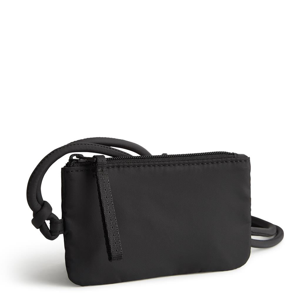 Vera Bradley Zip Card Pouch Lanyard in Light Nylon - Moonless Night - Juli's Wearable Art