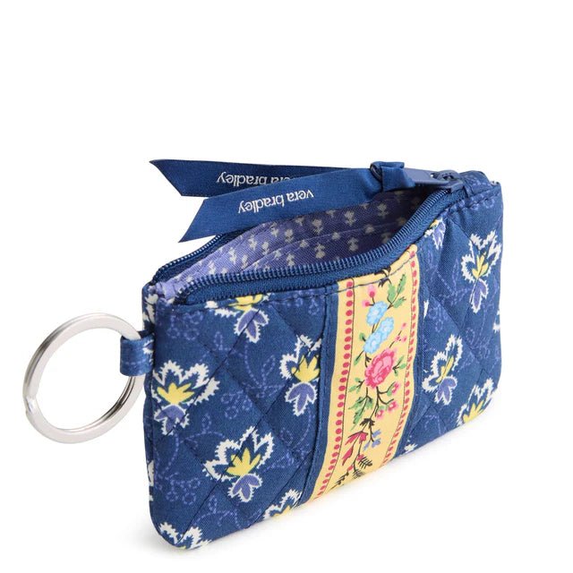 Vera Bradley Zip ID Pouch w/Breakaway Lanyard | Maison Blue - Juli's Wearable Art