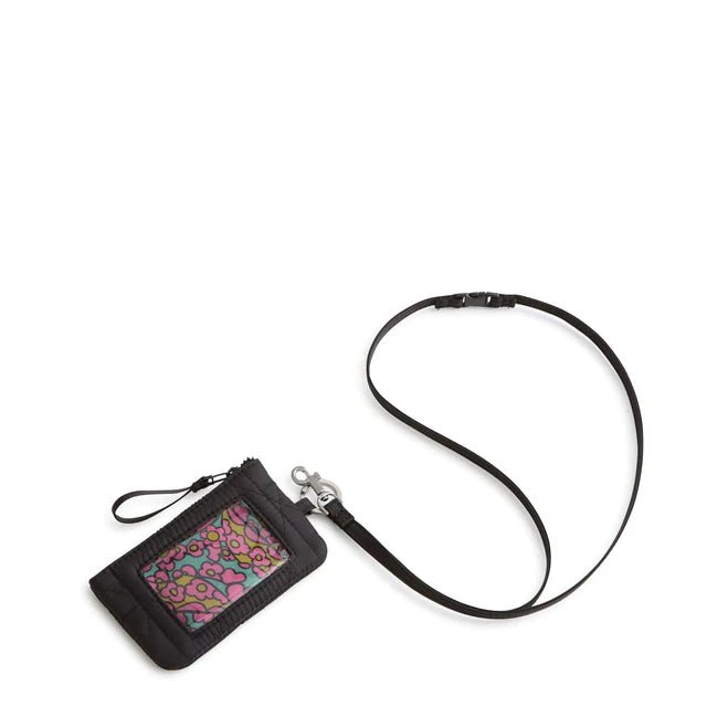 Vera Bradley Zip ID Pouch w/Breakaway Lanyard - Moonless Night Featherweight - Juli's Wearable Art