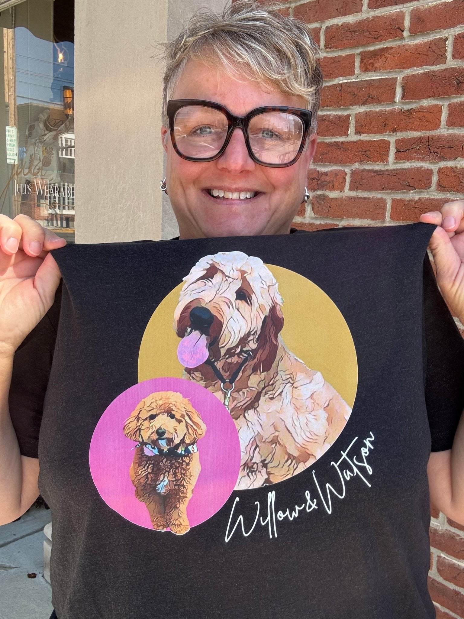 Watson & Willow Graphic T-Shirt – Juli’s Wearable Art - Juli's Wearable Art