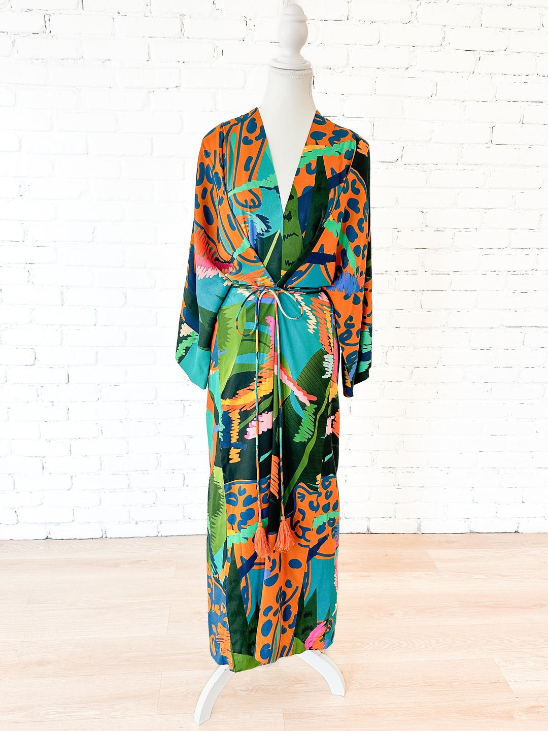 Winton + Waits Jungle Party Wrap - Tie Dress - Juli's Wearable Art