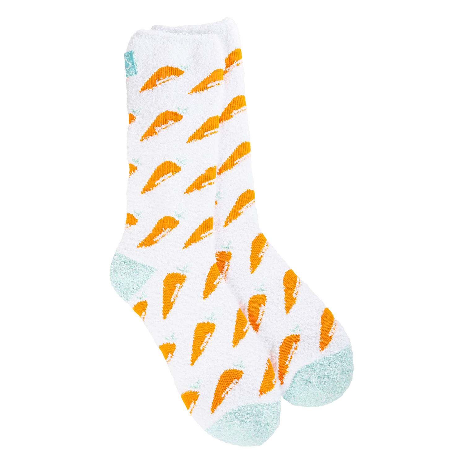 World's Softest Cozy Crew Spring Carrot Socks - Juli's Wearable Art