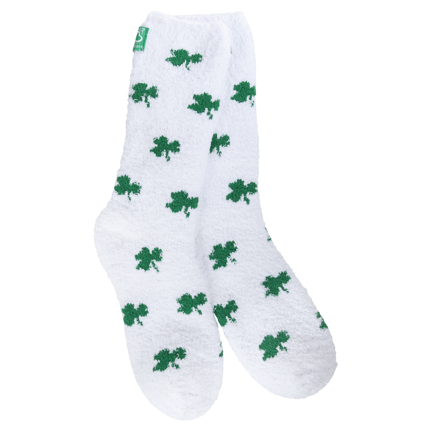 World's Softest Cozy Crew St. Patrick's Day Shamrock Socks - Juli's Wearable Art