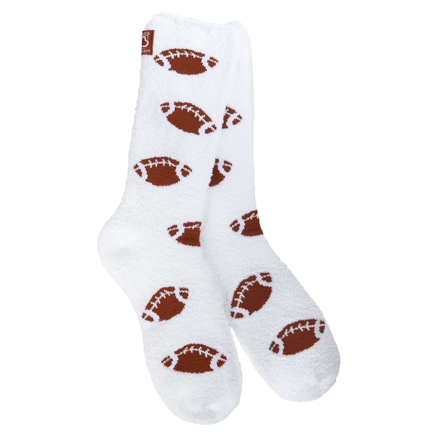 World’s Softest Socks – Cozy Fall Crew - Football Edition - Juli's Wearable Art