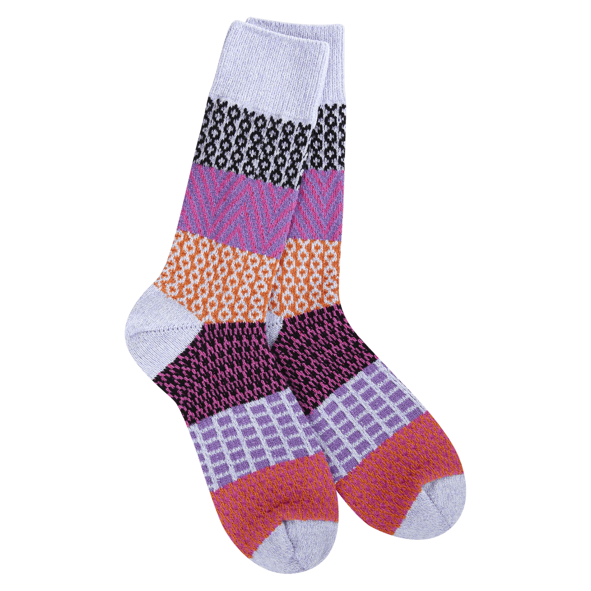 World's Softest Weekend Gallery Crew Socks - Juli's Wearable Art