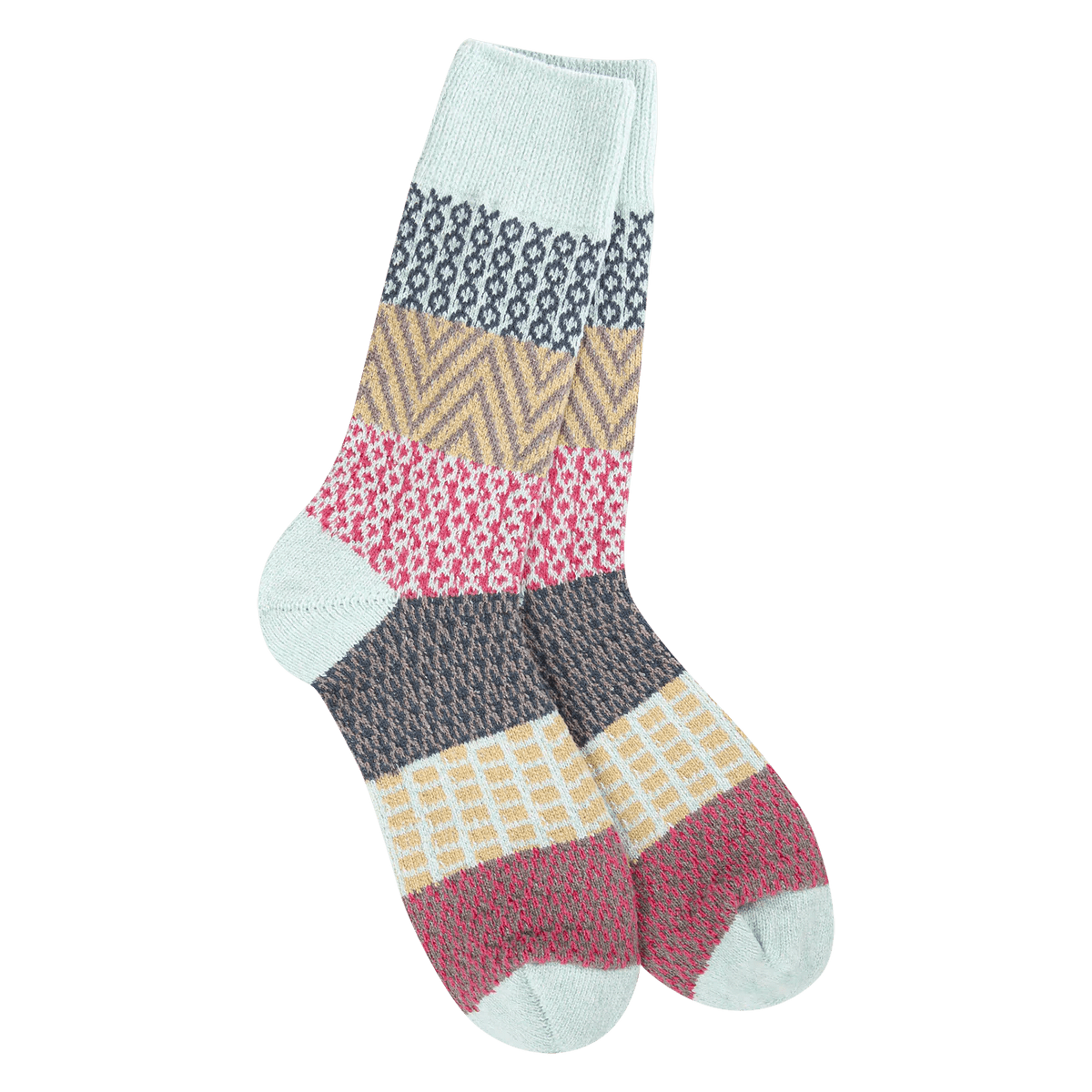 World's Softest Weekend Gallery Crew Socks - Juli's Wearable Art