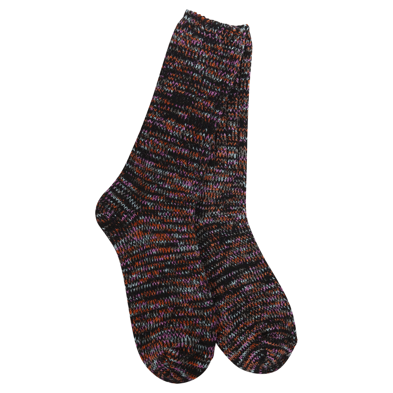 World's Softest Weekend Ragg Cable Crew Socks - Equinox - Juli's Wearable Art