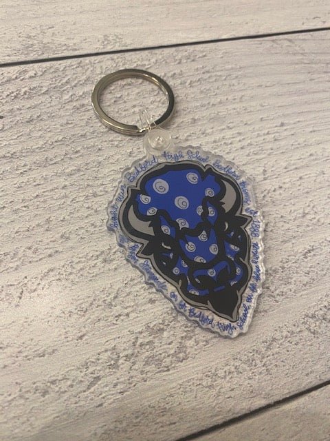 Bedford Bison Keychain - Juli's Wearable Art