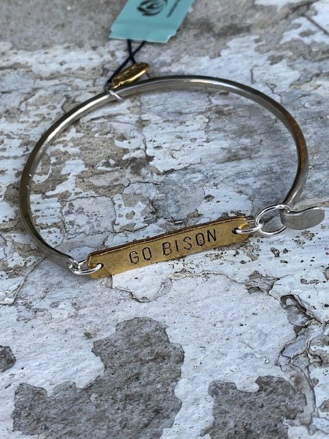 BEDFORD CUSTOM STAMPED HAND FORGED BRACELETS - Juli's Wearable Art