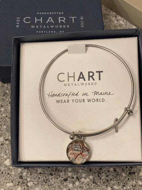 Bedford Map Bangle - Juli's Wearable Art