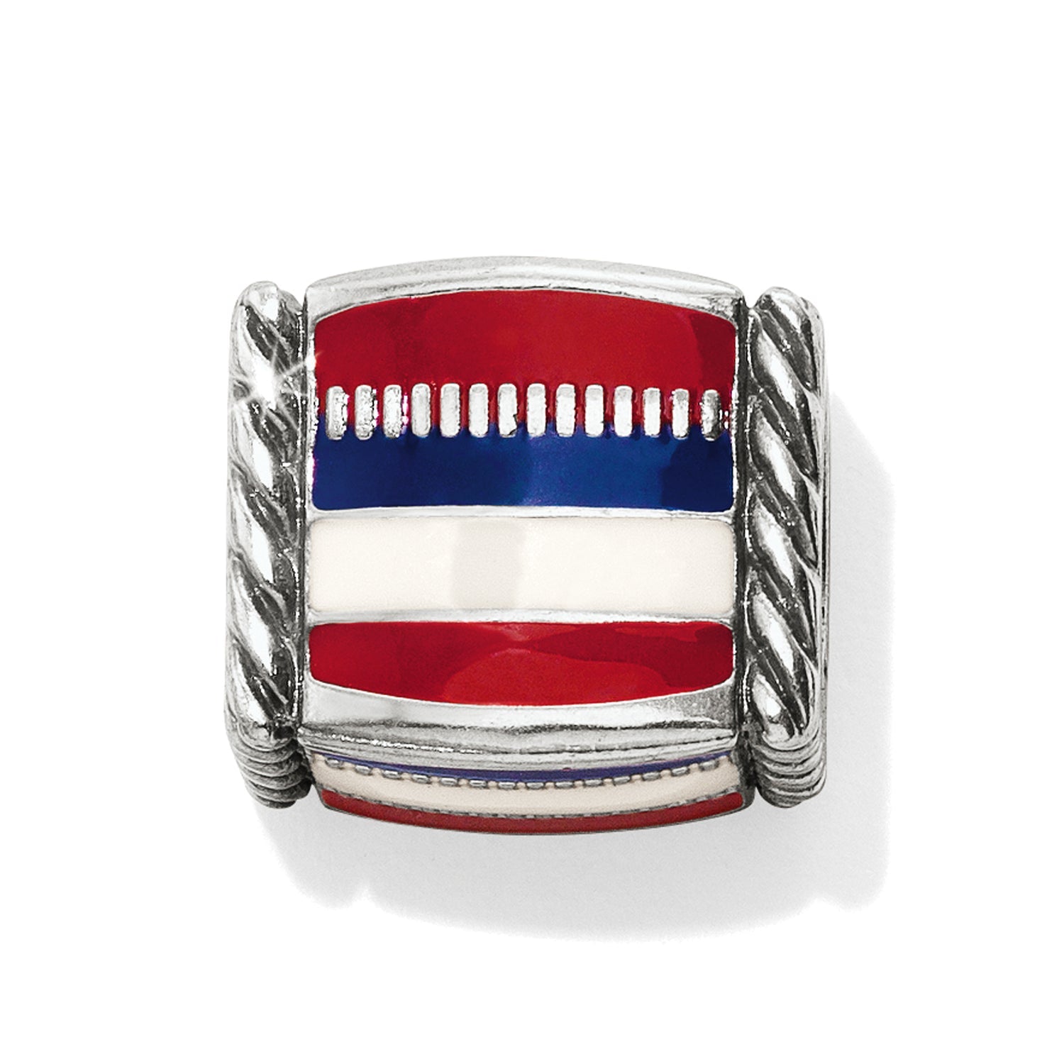 Brighton Americana Cube Bead - Juli's Wearable Art