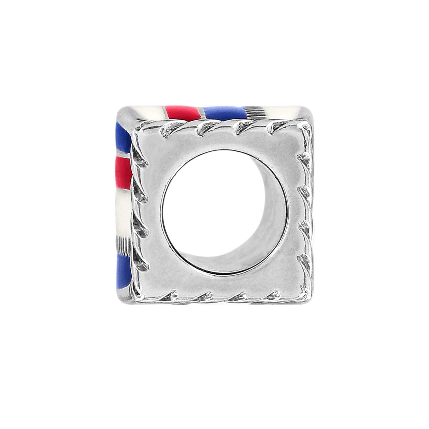 Brighton Americana Cube Bead - Juli's Wearable Art