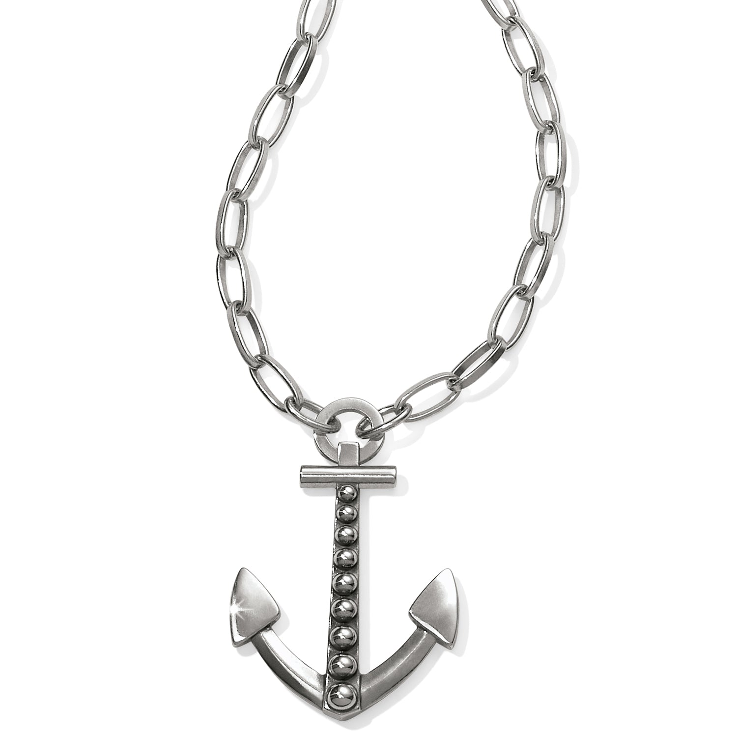 Brighton Coastline Reversible Anchor Link Necklace - Juli's Wearable Art