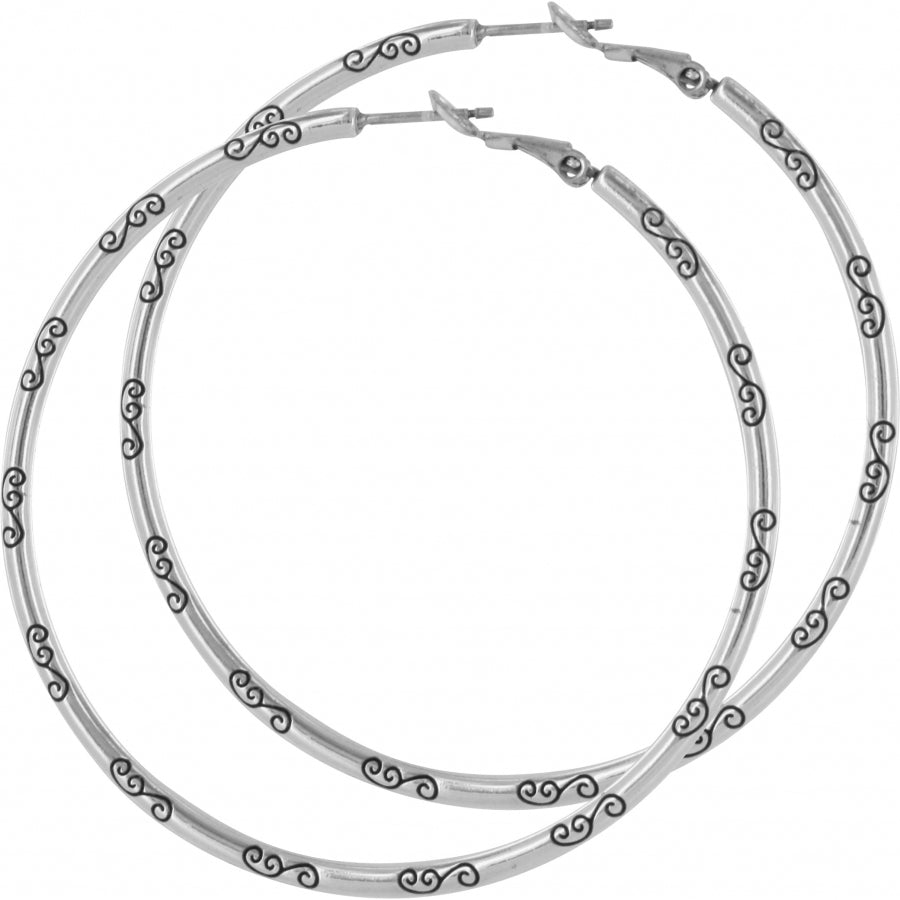 Brighton Grande Hoop Charm Earrings - Juli's Wearable Art