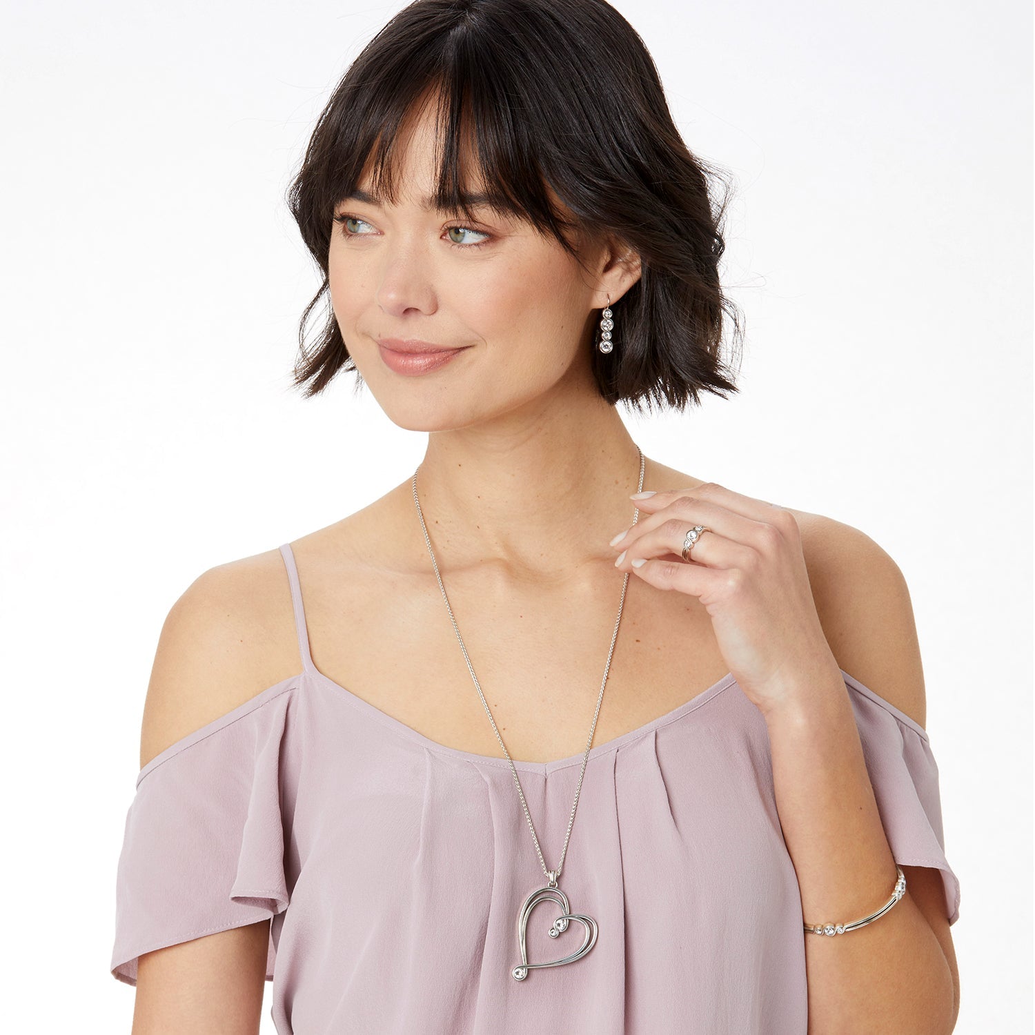 Brighton Infinity Sparkle French Wire Earrings - Juli's Wearable Art