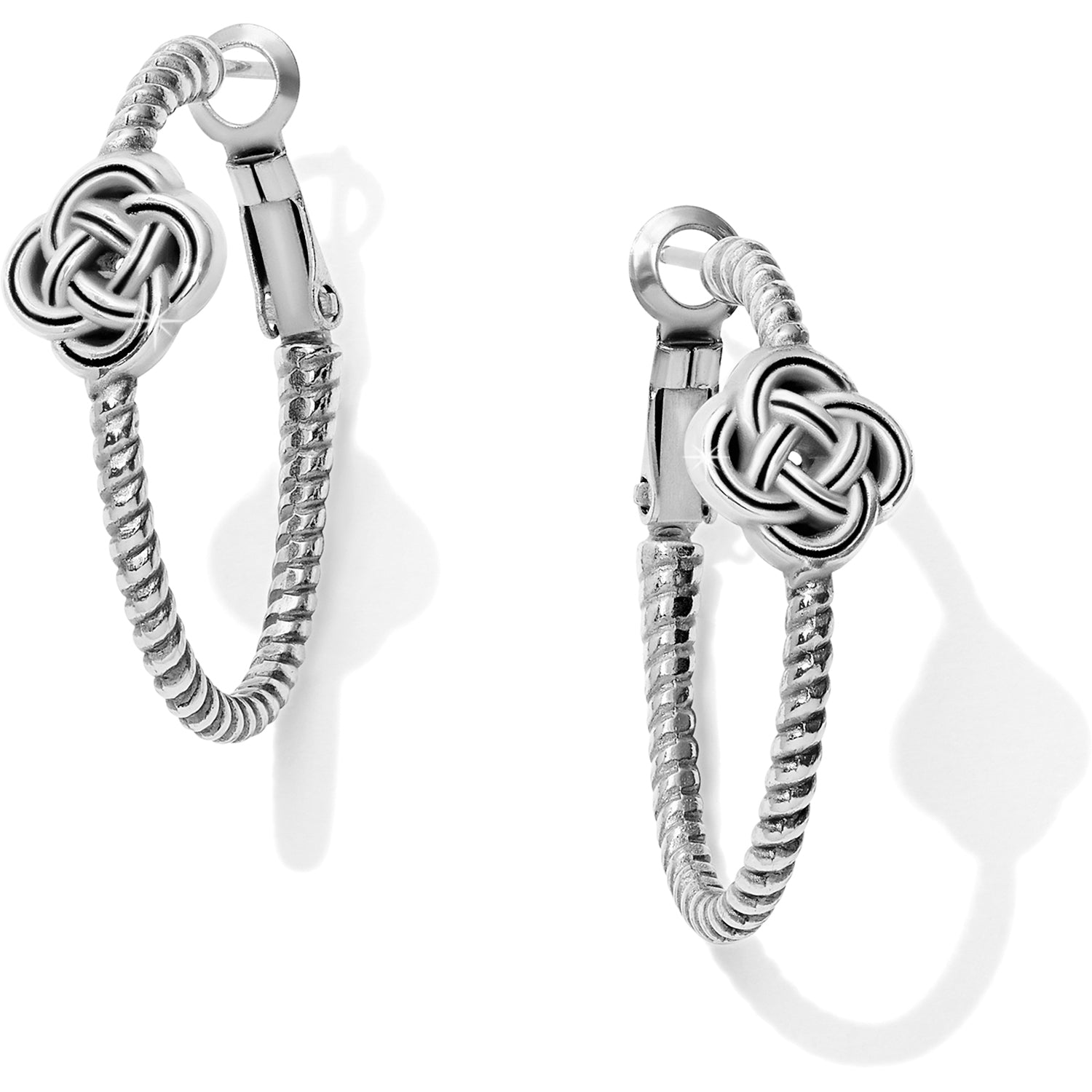 Brighton Interlok Knot Rope Hoop Earrings - Juli's Wearable Art