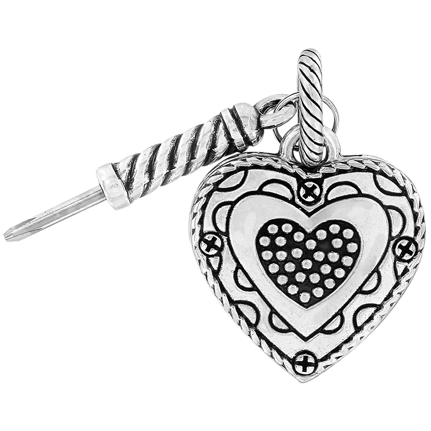 Brighton Memento Heart Photo Charm - Juli's Wearable Art