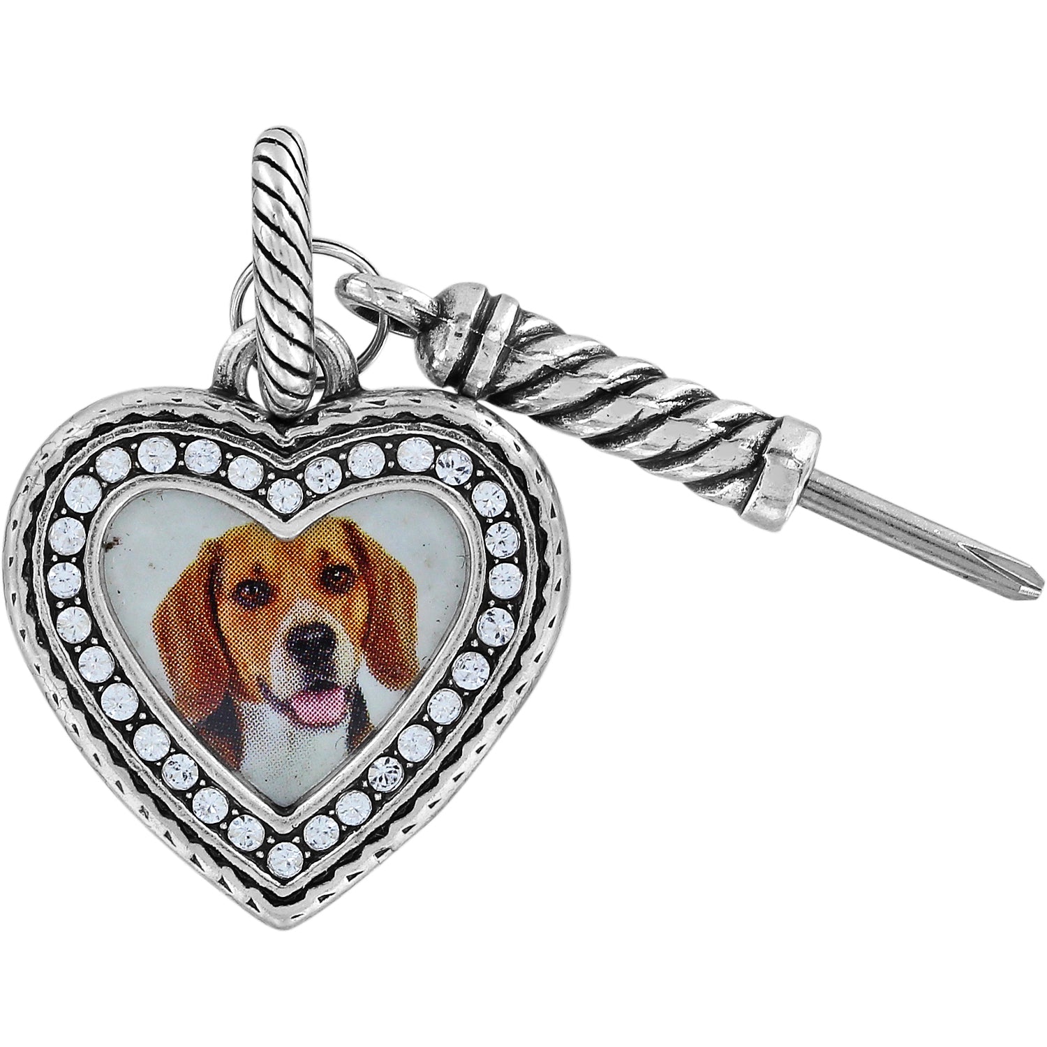 Brighton Memento Heart Photo Charm - Juli's Wearable Art
