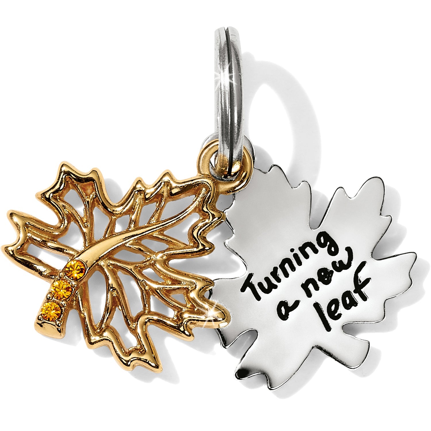 Brighton New Leaf Charm - Juli's Wearable Art