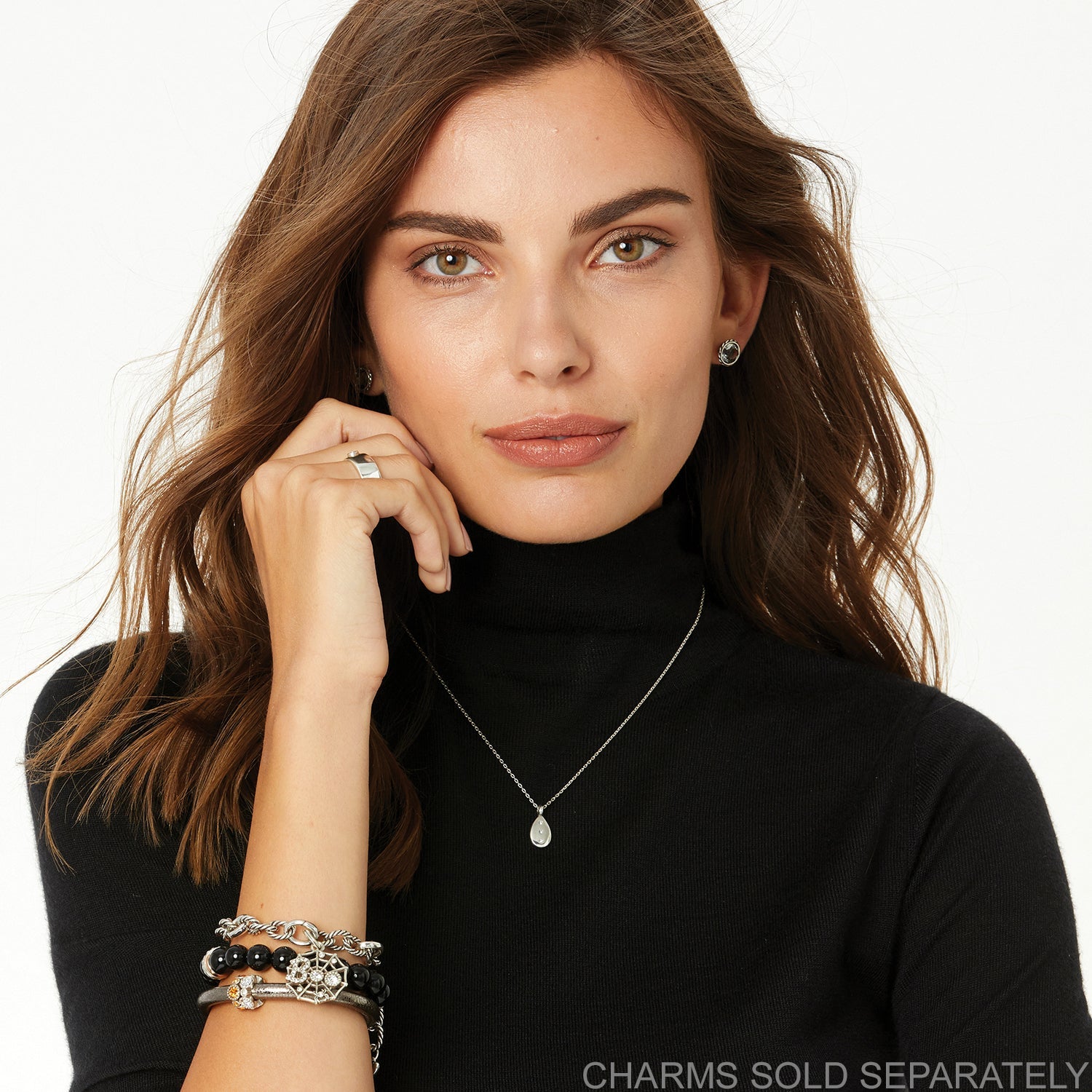 Brighton Spider Web Charm - Juli's Wearable Art