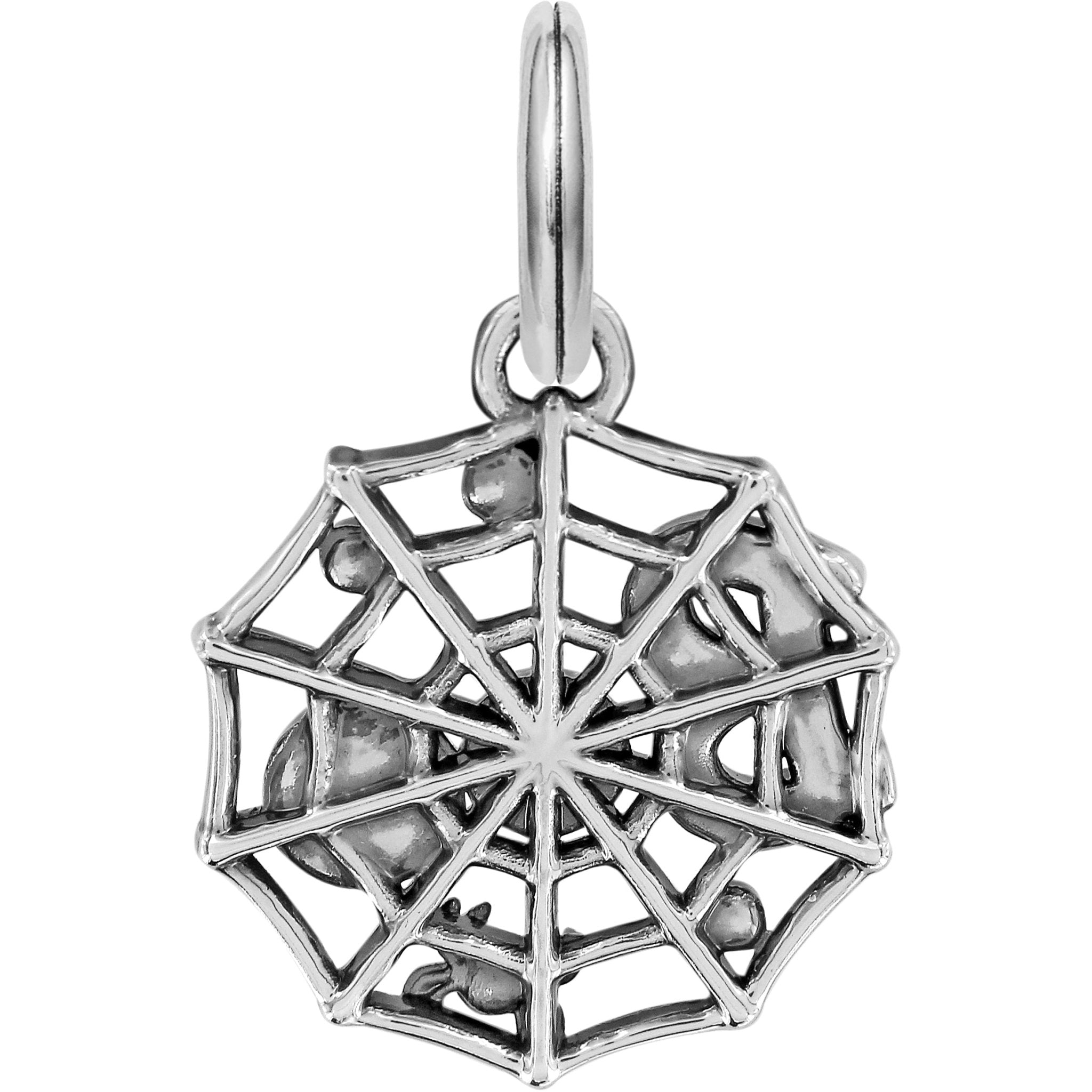 Brighton Spider Web Charm - Juli's Wearable Art