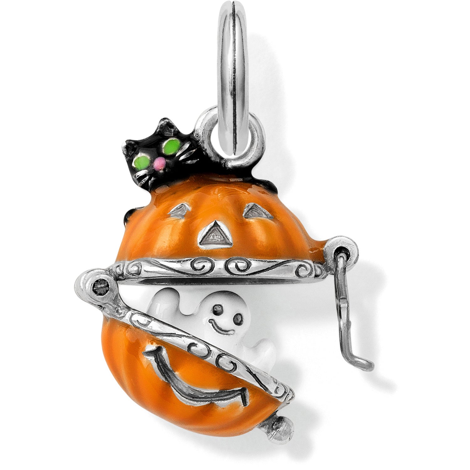 Brighton Spooky Pumpkin Charm - Juli's Wearable Art