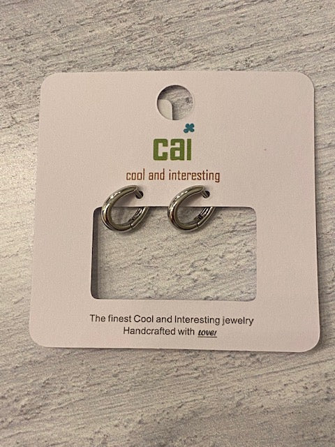 CAI Huggie Earrings - Juli's Wearable Art