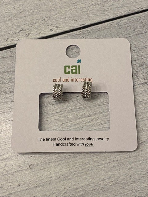 CAI Huggie Earrings - Juli's Wearable Art