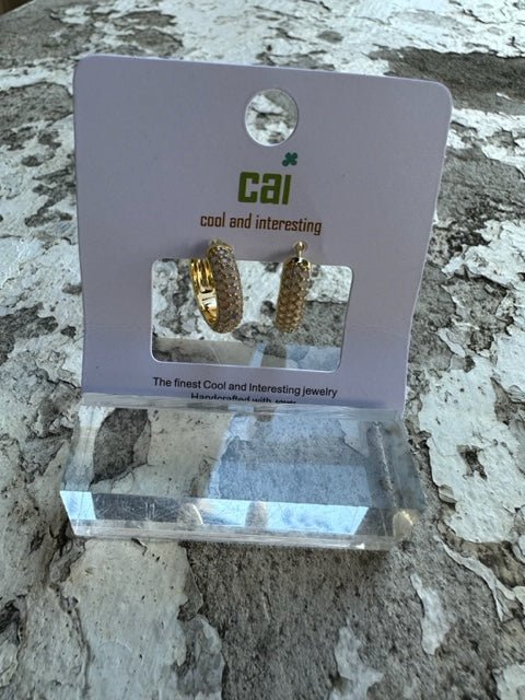 CAI Huggie Earrings - Juli's Wearable Art