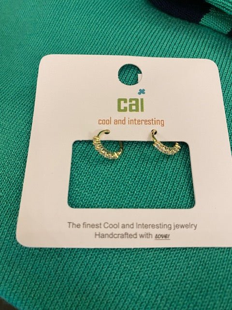 CAI Huggie Earrings - Juli's Wearable Art