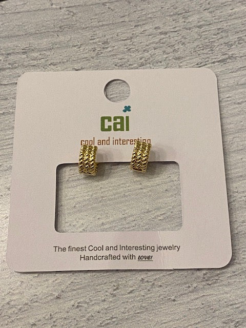 CAI Huggie Earrings - Juli's Wearable Art